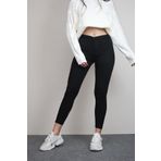VEGA Kadın Siyah Solmayan Yüksel Bel Likralı Toparlayıcı Skinny Jeans Pantalon