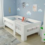 Vega Montessori Mdf Karyola MY2 100X200 - 100 x 200 cm - Beyaz