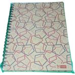 Vegam Mikro Sert Kapaklı Spiralli A4 100 Sayfa Kareli Defter - Desenli