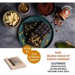 Vegan Glutensiz Antep Fıstıklı Artizan %70 Bitter Belçika Çikolatası 3X75 G - 225 gr