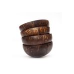 VeganEco Orijinal Hindistan Cevizi Kase 4'lü Set-Coconat Bowl
