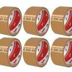 Vege 019 45x100 6'lı Şeffaf Koli Bandı
