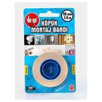 Vege Çift Taraflı Köpük Montaj Bandı (Iç Ortam) 19MM x 1.5mt
