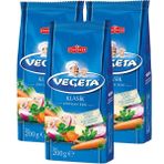Vegeta Klasik Çeşni 200 gr x 3 Hırvat Menşeli Sebzeli Baharat Yüksek Aroma