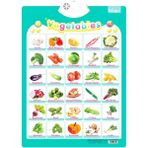 Vegetables Ingilizce Konuşan Sesli Poster