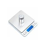 Vegetti Vegetii Digital Lcd Hassas Elektronik Taşınabilir Cep Terazi Tartı 500 Gr 0.01 Gr Terazisi Renksiz