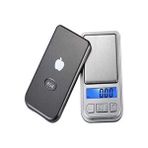 Vegetti Vegetii Mini Scale Apple Ipod Görünümlü Hassas Cep Terazisi Tartı 200 G Kapasite 0.01 Hassasiyet Renksiz