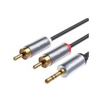 Veggieg 15 mt 3.5 mm AUX to 2 RCA Hi-Fi Ses Kablosu