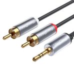 Veggieg 3 mt 3.5 mm AUX to 2 RCA Hi-Fi Ses Kablosu