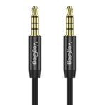 Veggieg 3 mt 3.5 mm Jack TRRS Hi-Fi Örgülü AUX Mikrofon ve Ses Kablosu