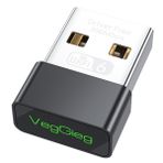 Veggieg 300 MBPS Wifi 6 Çift Bant Kablosuz Alıcı Verici Nano USB Adaptör
