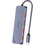 Veggieg 4 Portlu 10GBPS Type-C To 4*usb-A 3.2 Gen2 USB Çoklayıcı Dönüştürücü Hub - Gri