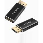 Veggieg 4K 30Hz Displayport (Dp) To HDMI Çevirici Dönüştürücü Adaptör - Çok Renkli