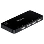 Veggieg 4K HDMI 3 Giriş 1 Çıkış Kumandalı Siyah Görüntü Seçici Switch