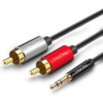 Veggieg 5 mt 3.5 mm AUX to 2 RCA Ses Kablosu