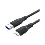Veggieg 50 cm Micro B HDD Şarj ve Data 3.0 USB Kablo