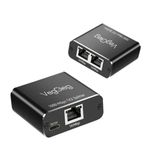 Veggieg RJ45 1 Giriş 2 Çıkış Gigabit Ethernet Çoklayıcı Splitter Adaptör