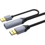 VegGieg USB 3.0 Uzatma Kablosu Sinyal Güçlendirici Extender Destekli Usb-A Uzatıcı Kablo 15 Metre - Standart