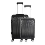 Vegmann Vela Siyah 2'li Orta Boy Kabin Boy Valiz Seti