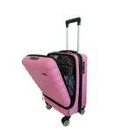 Vegmann Wave Pembe Kabin Boy Laptop Bölmeli Valiz