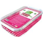 Veg'n Snack Strawberry Straws - Çilek Aromalı Yumuşak Şeker Çubukları -Küvette 200G