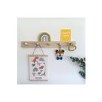 Vegüba Ahşap Dekoratif Montessori Askılık Giyim Askılık Çocuk Odası Babyroom Askılık