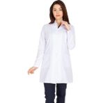 Vehbi Kadın Doktor Öğretmen Önlüğü Laboratuvar Eczacı Hemşire Dizüstü Önlük Hakim Yaka - 2XL - Beyaz