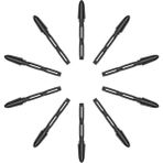 Veikk VK640, VK1060, VK1060PRO, VK1200 Grafik Tablet Kalemi Için 10 Adet UÇ-NIPP05 - Siyah