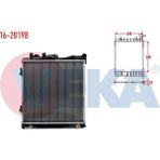 VEKA-16-2819B - Su Radyatoru Brazıng Mercedes S Serısı (W126) 260 Se A-T Ac+/- 1981-1991 - Siyah