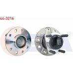 VEKA-44-3216 - Porya Sol-Sag Arka Rulmanlı Opel Astra H 1.3 Cdtı 5 Bıjon Abs Sensorlu 2004-2010 - Siyah