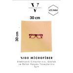 vekaconcept 15 Adet Büyük Boy Mikrofiber Gözlük Tablet Telefon Temizleme Mendili 30*30 Cm Büyük Boy Bez 9457116518