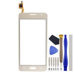 VEKIR SM-G530F Dokunmatik Dijitalleştirici Ekran Değiştirme Samsung Galaxy Grand Prime Gold 5.0 inç için Ücretsiz Alet Kiti ve Yapıştırıcıyla (LCD DEĞİL)