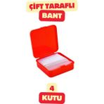 Vekorr 4 Kutu Çift Taraflı Bant Montaj Set 60 Parçalı