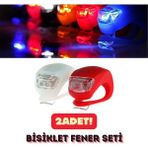Vekorr Çok Yönlü LED Işık Fener Seti 2 Adet Motosiklet Scooter Bisiklet İçin Güvenlik Aydınlatma