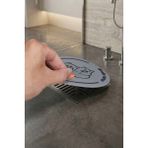 Vekorr Silikon Koku Önleyici Gider Kapağı Lavabo Banyo Mutfak Tuvalet Koku Kapatıcı Figürlü Kapak - Gri