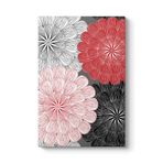 Vektörel Gerbera Çiçeği Tablosu 60 x 90