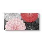 Vektörel Gerbera Çiçeği Tablosu 70 x 140