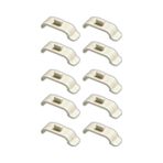 Vela - Zebra Ve Stor Perde Montaj Aparatı Takmatik - Portray 10 Adet Dar Kasa- 3,5 Cm Beyaz