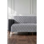 VELANORA HOME Gri Renk Koltuk Örtüsü 175x215 cm Çekyat Örtüsü Premium Şönil Jakar Kumaş Kaydırmaz, Yıkanabilir**