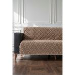 VELANORA HOME Kahve Koltuk Örtüsü 175x215 cm Çekyat Örtüsü Premium Şönil Jakar Kumaş Kaydırmaz, Yıkanabilir**