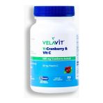 Velavit V- Cranberry & Vit C - Cranberry Içeren Takviye Edici Gıda - 30 Kapsül - Dezenfektan Hediyeli (%72 Alkol)