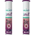 Velavit V-Effer D3 with L-Cysteine Kara Mürver Aromalı 2x20 Efervesan Tablet
