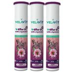Velavit V-Effer D3 with L-Cysteine Kara Mürver Aromalı 3x20 Efervesan Tablet