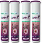 Velavit V-Effer D3 with L-Cysteine Kara Mürver Aromalı 4x20 Efervesan Tablet
