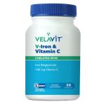 Velavit V-Iron Vitamin C 30 Tablet