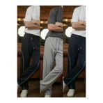 Veleno Erkek 3'Lü Paket Baggy Biyeli Oversize Relaxed 4 Mevsim Eşofman Altı Bol Paça 2 İplik Tam Kalıp
