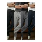 Veleno Erkek 4'Lü Paket Baggy Biyeli Oversize Relaxed 4 Mevsim Eşofman Altı Bol Paça 2 İplik Tam Kalıp