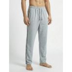 Veleno Erkek Gri Baggy Yandan Biyeli Oversize Relaxed 4 Mevsim Eşofman Altı Bol Paça 2 Iplik Tam Kalıp