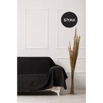 Velerde Home Battal Boy | Kollarınıda Kapatan | Şönil Çift Taraflı Kaymaz Koltuk Örtüsü | Çekyat Örtüsü | Koltuk Şalı | Renk : Siyah - 175 x 300 cm