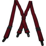 Velila Plastik 4 Klipsli Yıkanabilir Pantolon Askısı - Standart - Bordo
